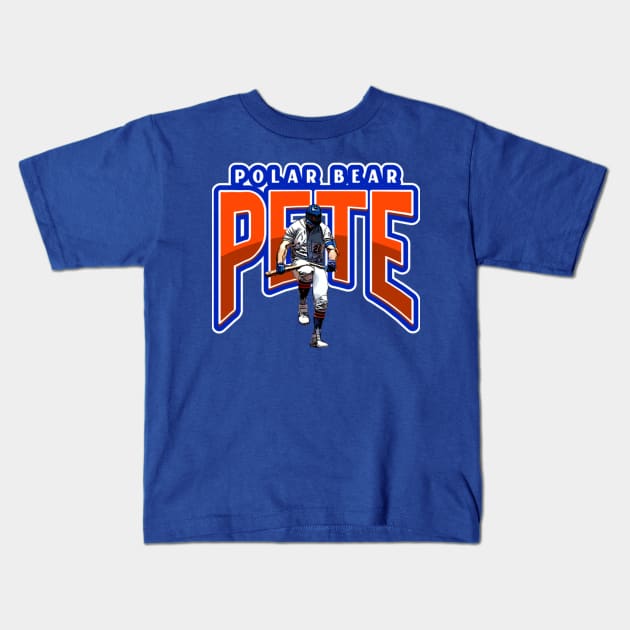 Polar Bear Pete Kids T-Shirt by Bat Flip Tees